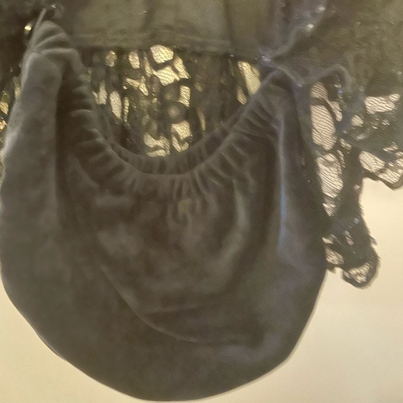 12-18month Black Velvet And Lace Numi Dress - Picture 4 of 4